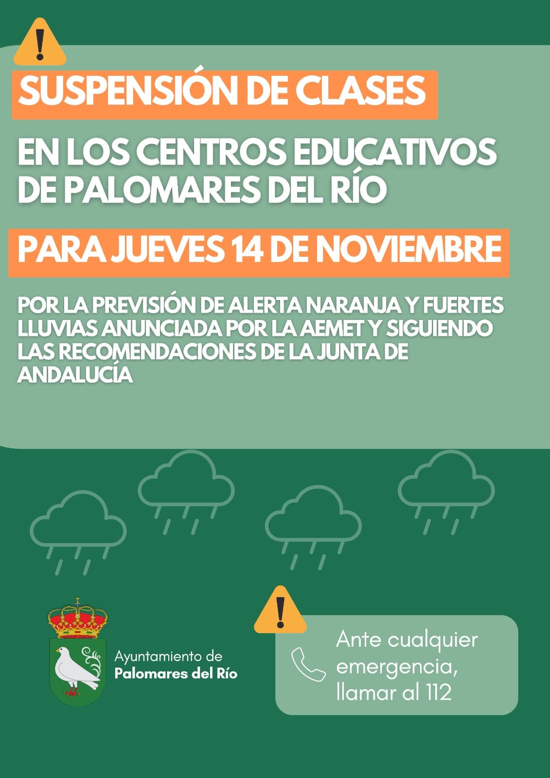 SUSPENSIÓN DE LAS CLASES