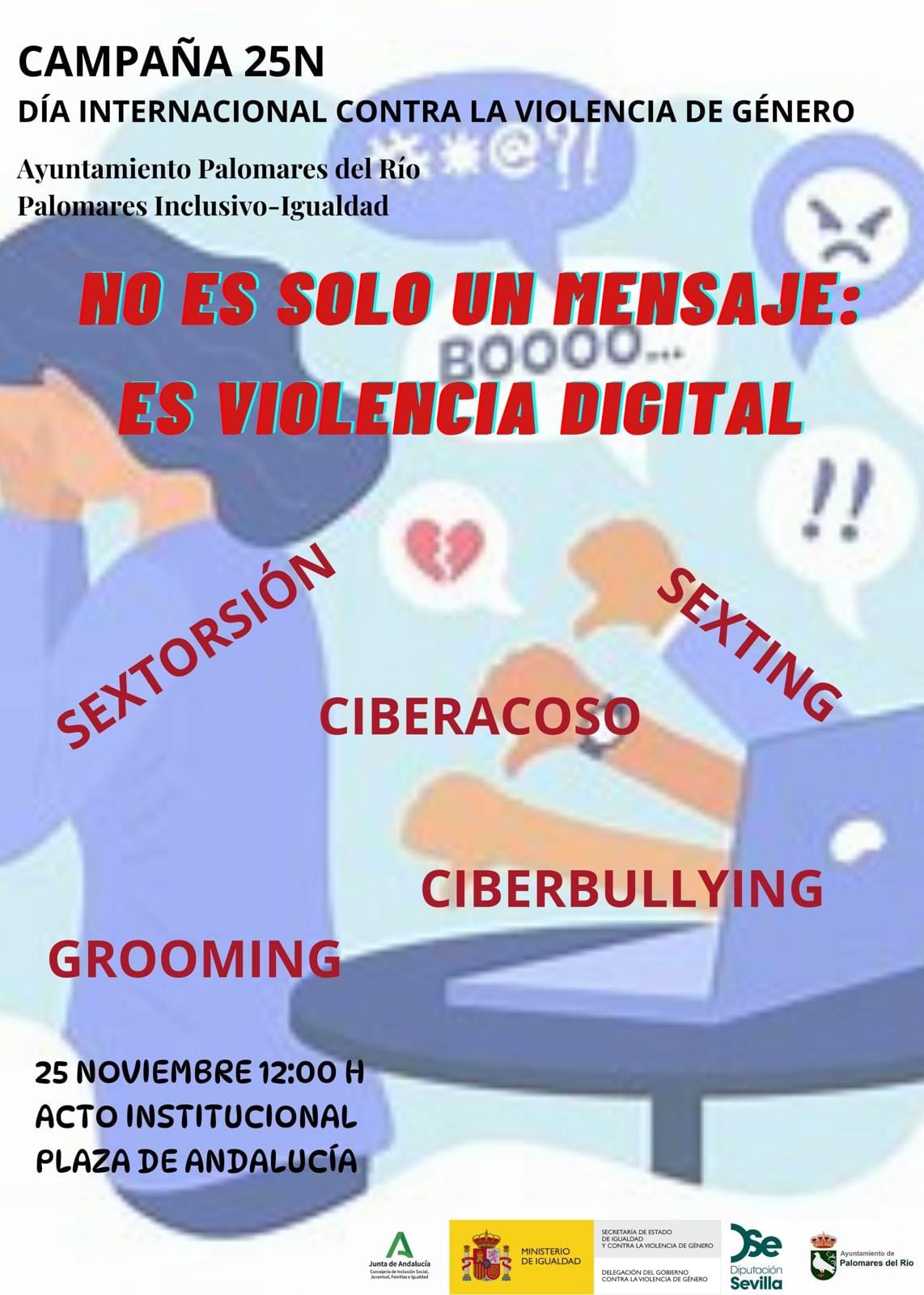 Recordamos que el lunes 25 de noviembre es el Día Internacional Contra la Violencia de Género