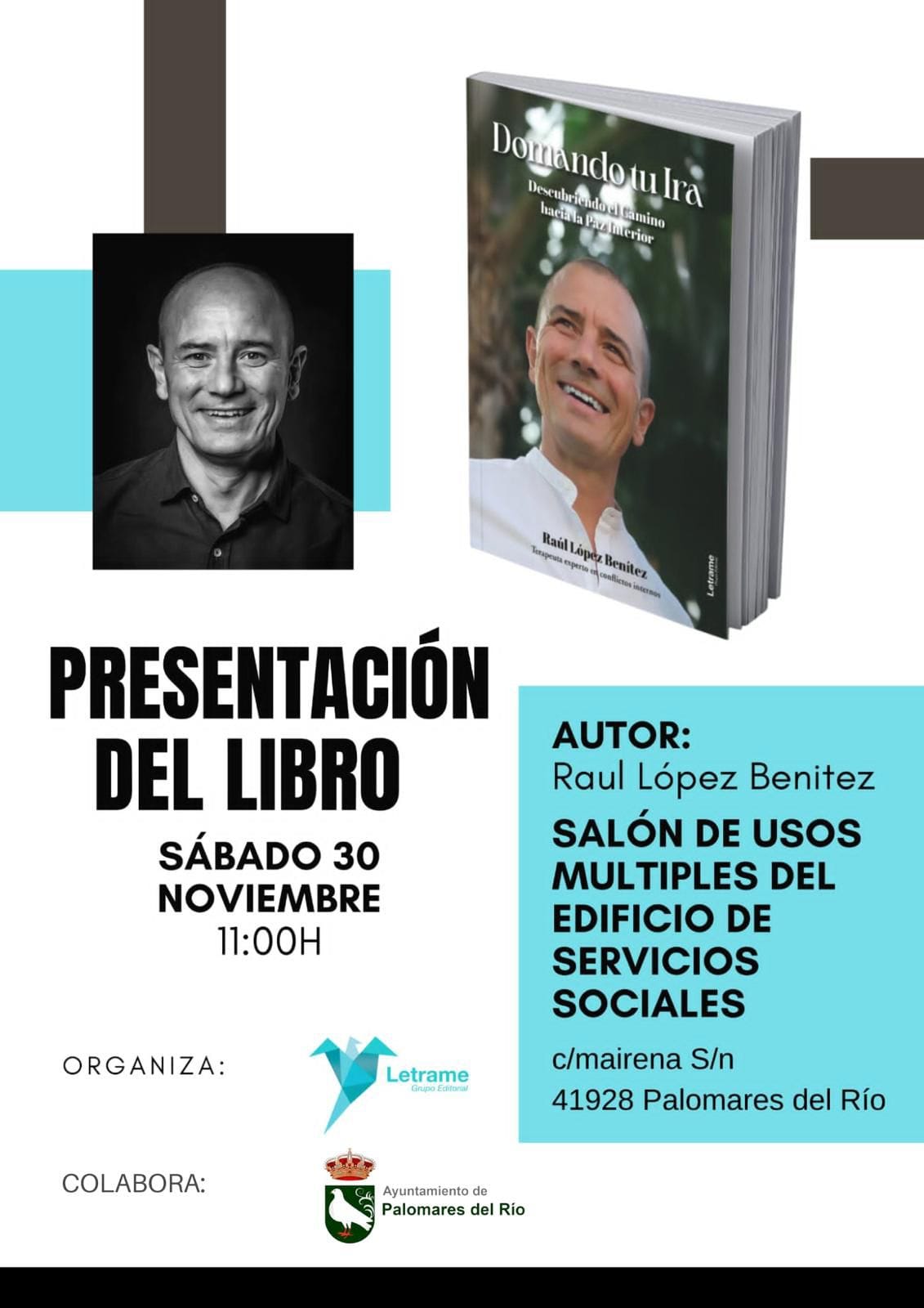 ¡No te pierdas la Presentación del Libro de Raúl López Terapeuta!
