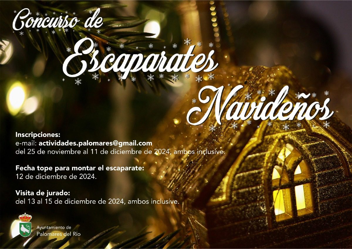 ¡Participa en el Concurso de Escaparates Navideños de Palomares del Río!