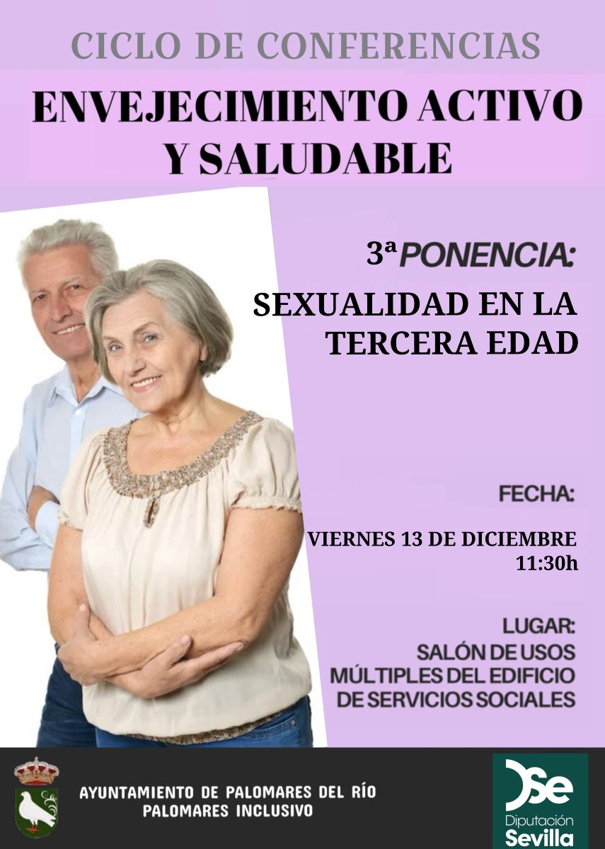Salud, nutrición y sexualidad: Palomares impulsa el envejecimiento saludable con charlas para mayores