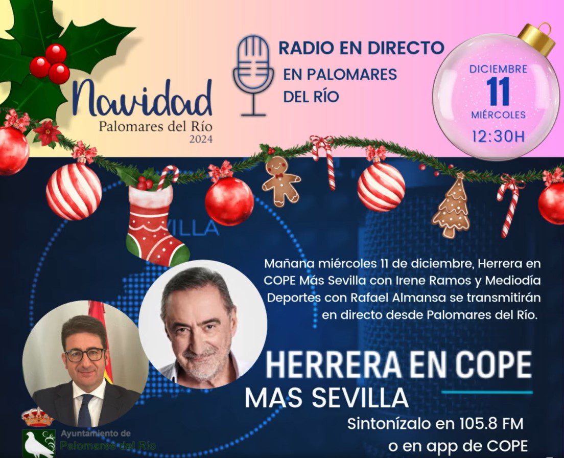 Palomares del Río, protagonista en COPE Más Sevilla este 11 de diciembre