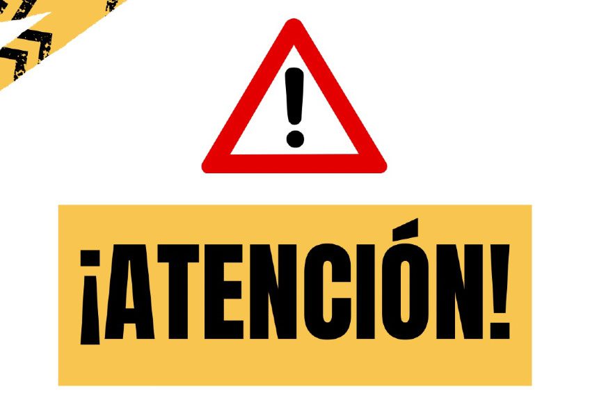 AVISO IMPORTANTE | CORTE DE TRÁFICO Y DESVÍO DE LÍNEAS DE AUTOBÚS