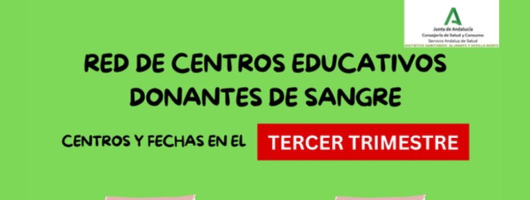 ¡Palomares del Río se suma a la Red de Centros Educativos Donantes de Sangre!