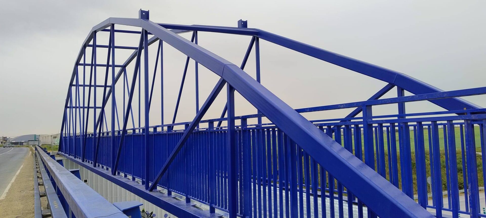 Palomares y Coria del Río ya conectadas por la nueva pasarela sobre la SE-40