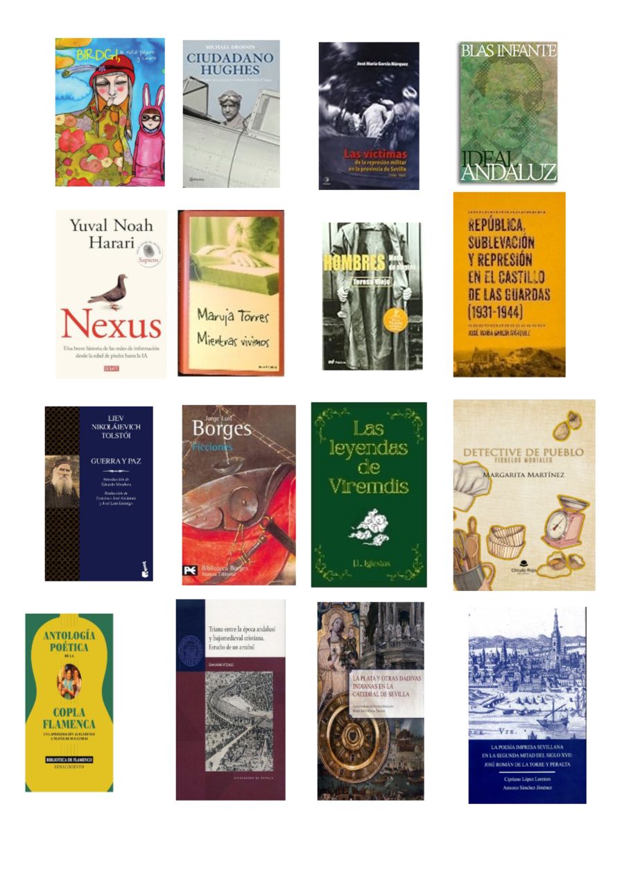 Novedades literarias en la Biblioteca de Palomares del Río!