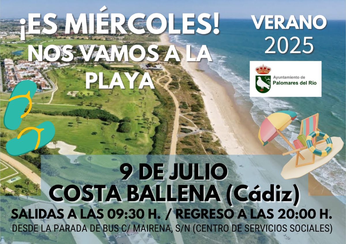 ¡¡NOS VAMOS A LA PLAYA!!