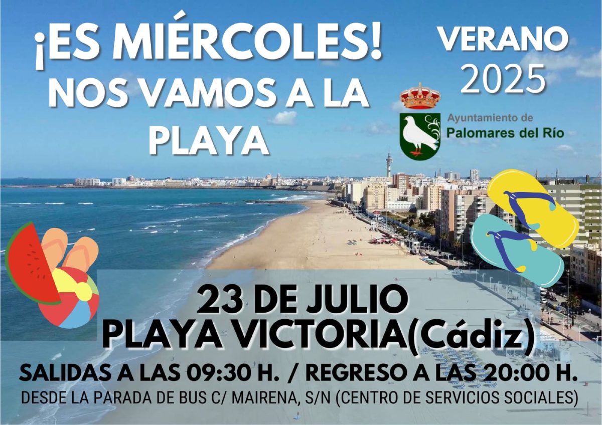 ¡¡NOS VAMOS A LA PLAYA!!