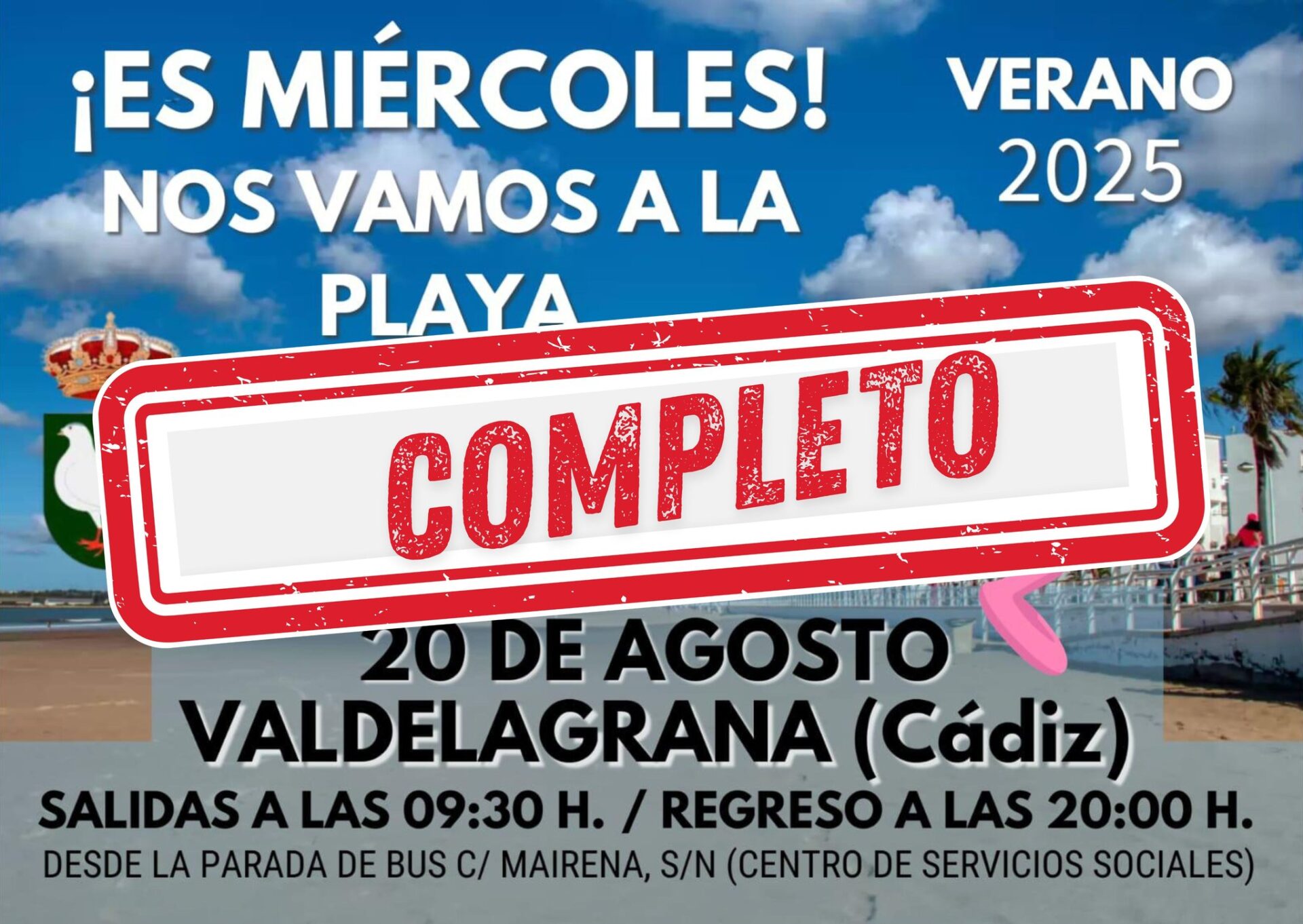 ¡¡NOS VAMOS A LA PLAYA… BUS COMPLETO!!