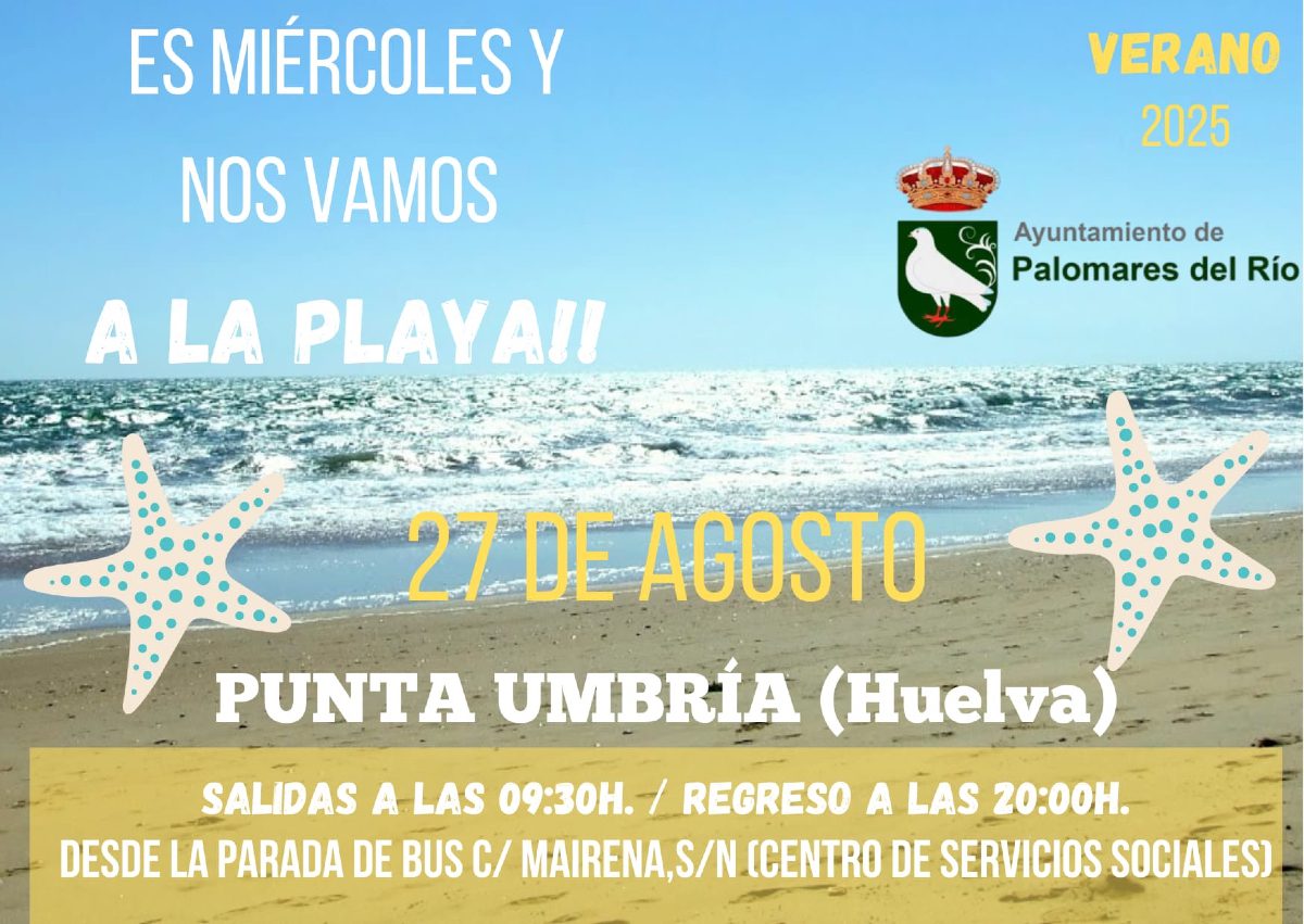¡¡NOS VAMOS A LA PLAYA!!