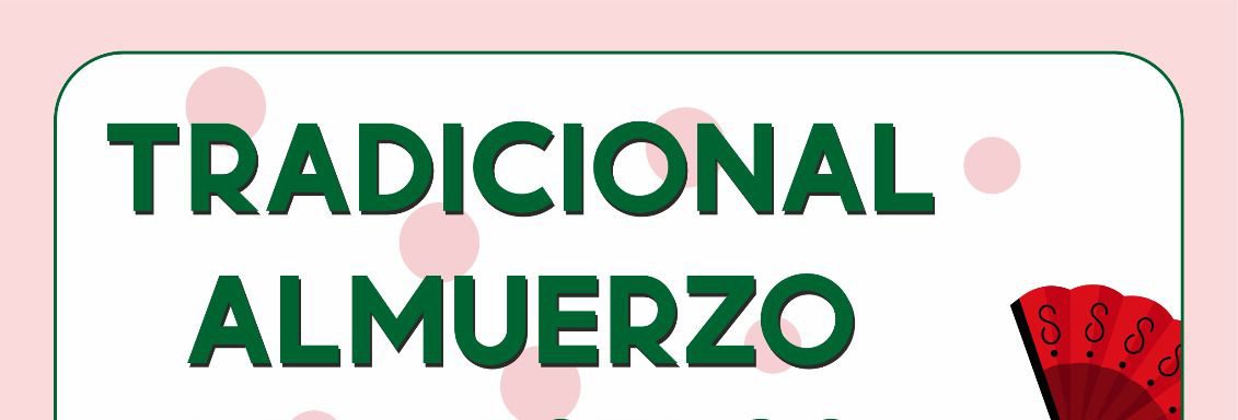 Participa en el tradicional Almuerzo de Nuestros Mayores de 65 años