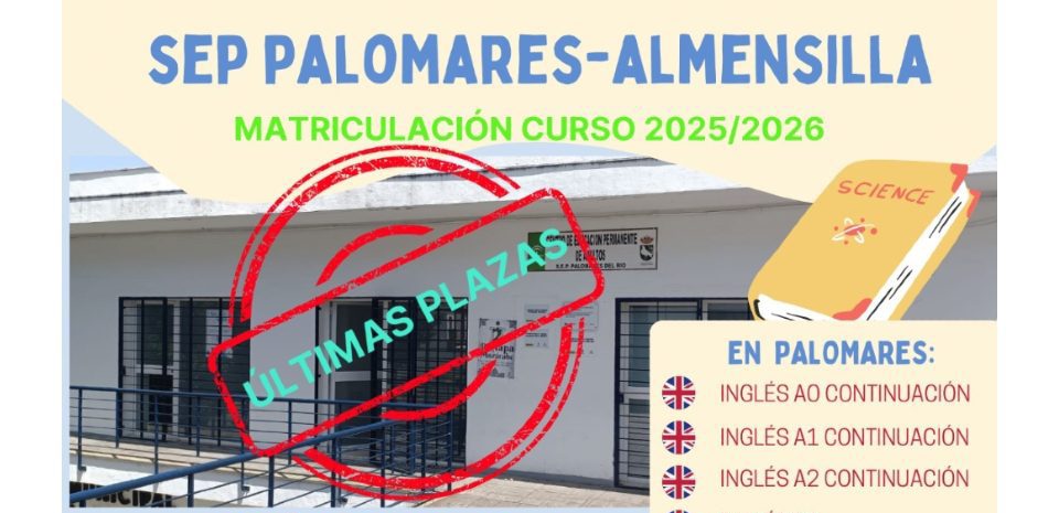¡ÚLTIMAS PLAZAS!