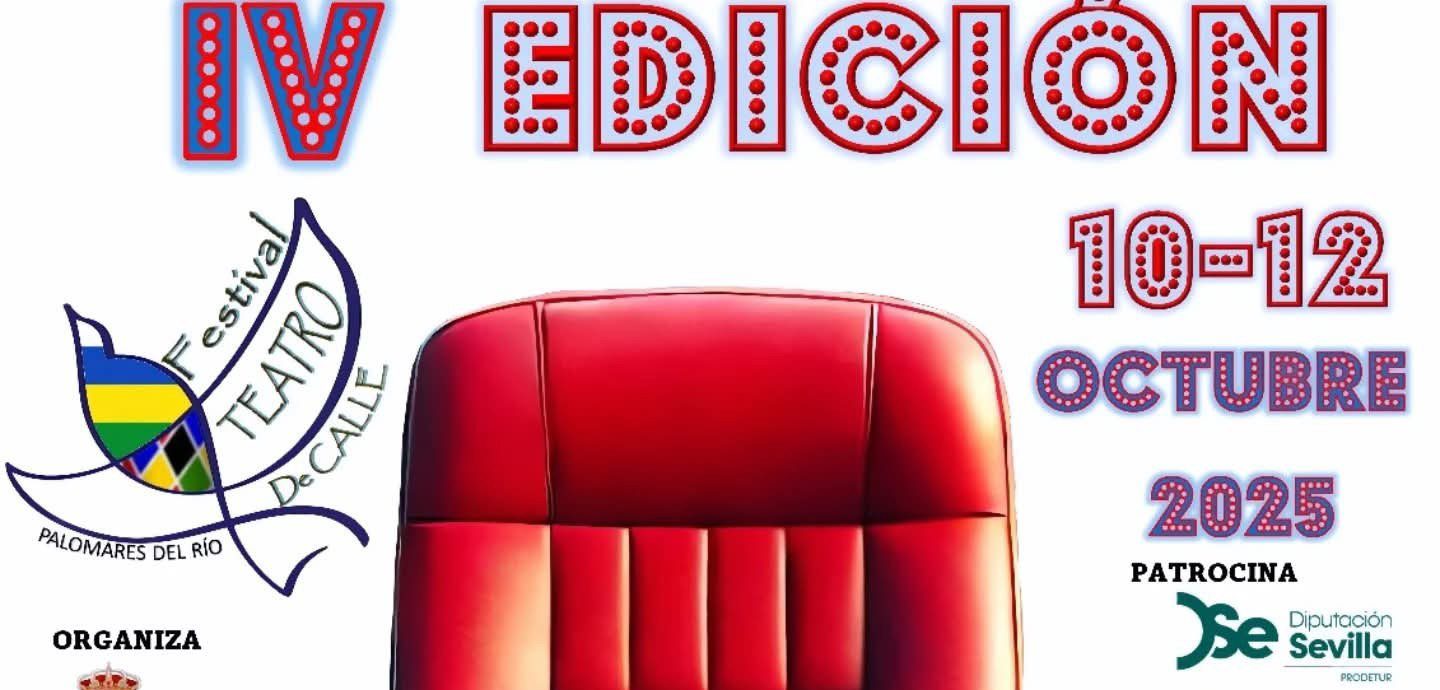 Programación del Festival Teatro de Calle Palomares del Río jornada inaugural del viernes 10 de octubre