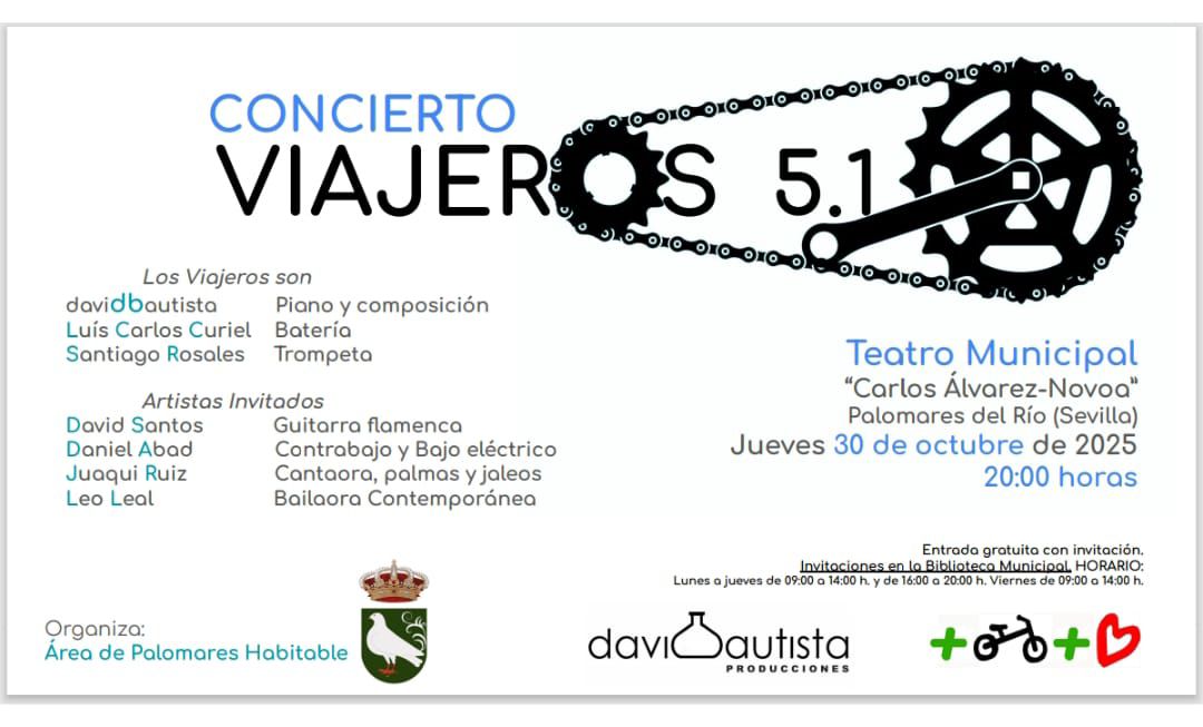 CONCIERTO “VIAJEROS 5.1” EN EL TEATRO MUNICIPAL “CARLOS ÁLVAREZ-NOVOA”