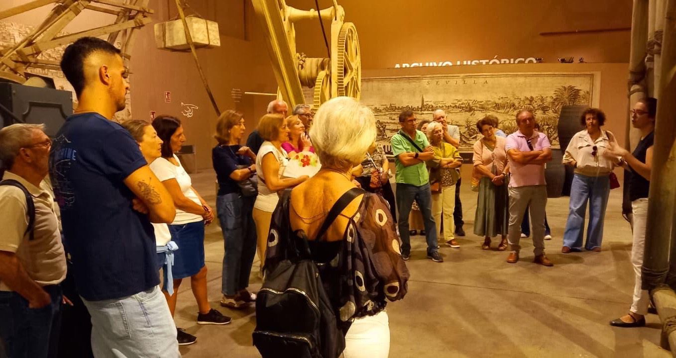 Visita educativa del SEP Palomares-Almensilla al Museo del Puerto de Sevilla