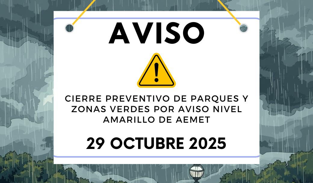 Medidas preventivas en Palomares del Río ante el aviso meteorológico de AEMET