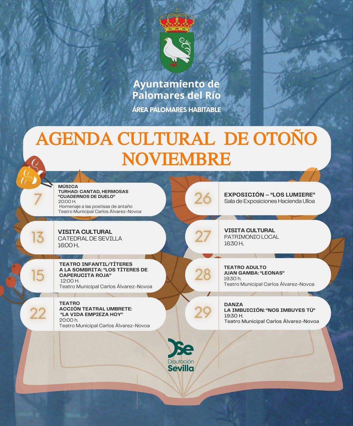 NOVIEMBRE CULTURAL EN PALOMARES DEL RÍO