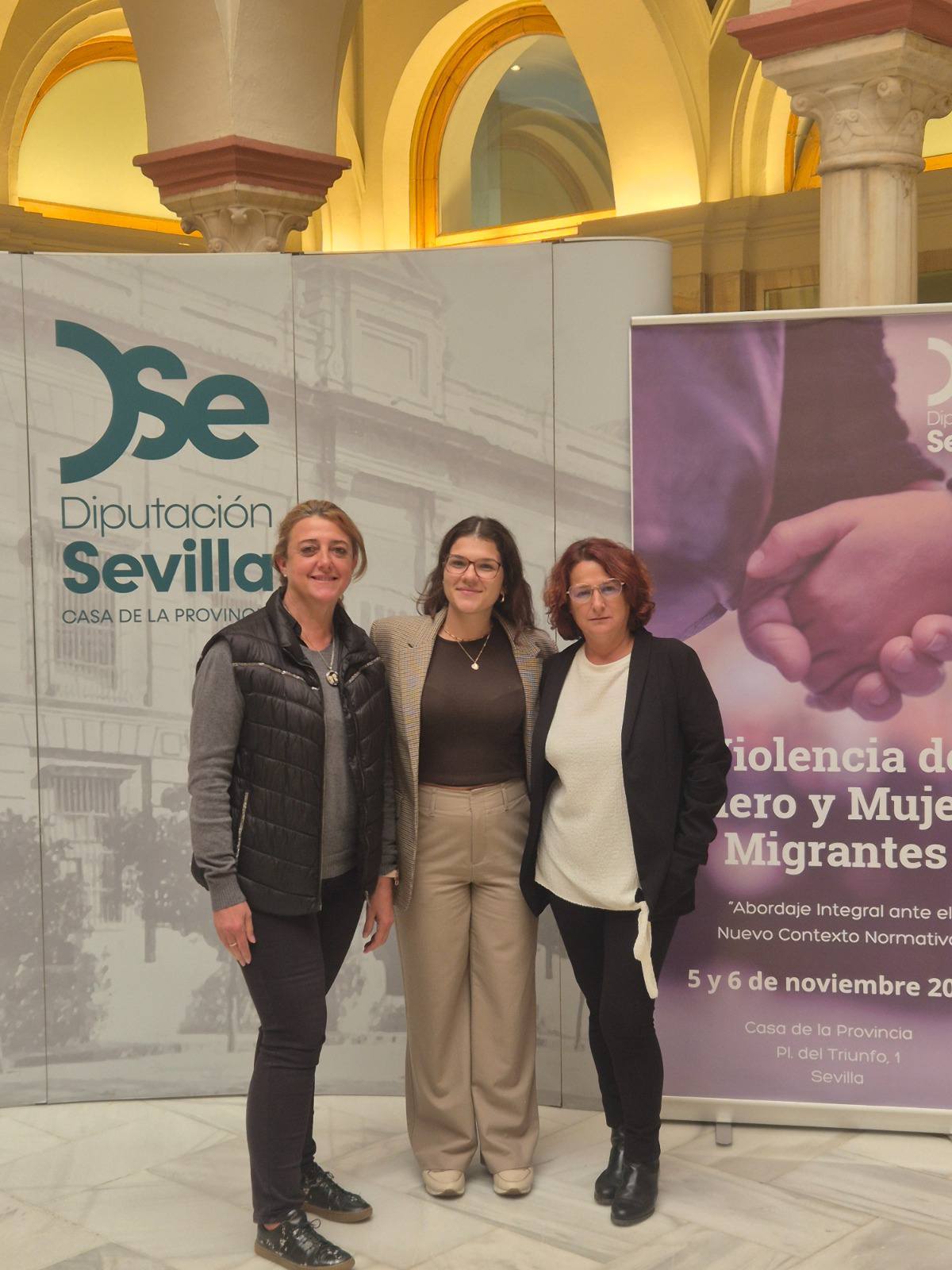 Palomares del Río presente en las jornadas sobre Violencia de Género y Mujeres Migrantes de Diputación de Sevilla