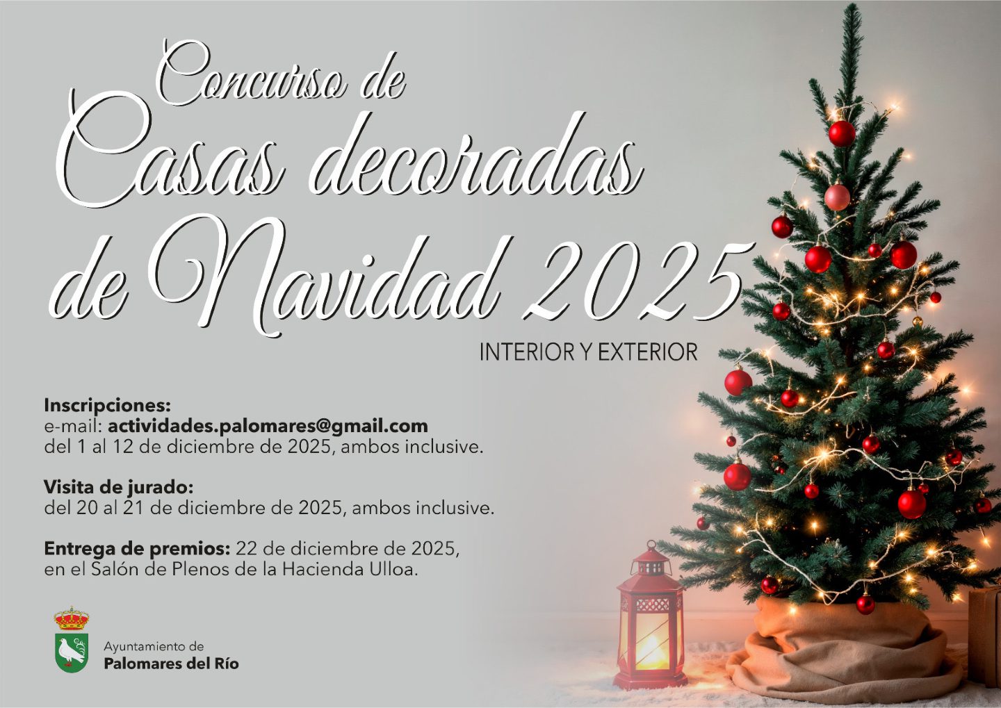 ¡Ya están aquí los concursos de Navidad 2025 en Palomares del Río!