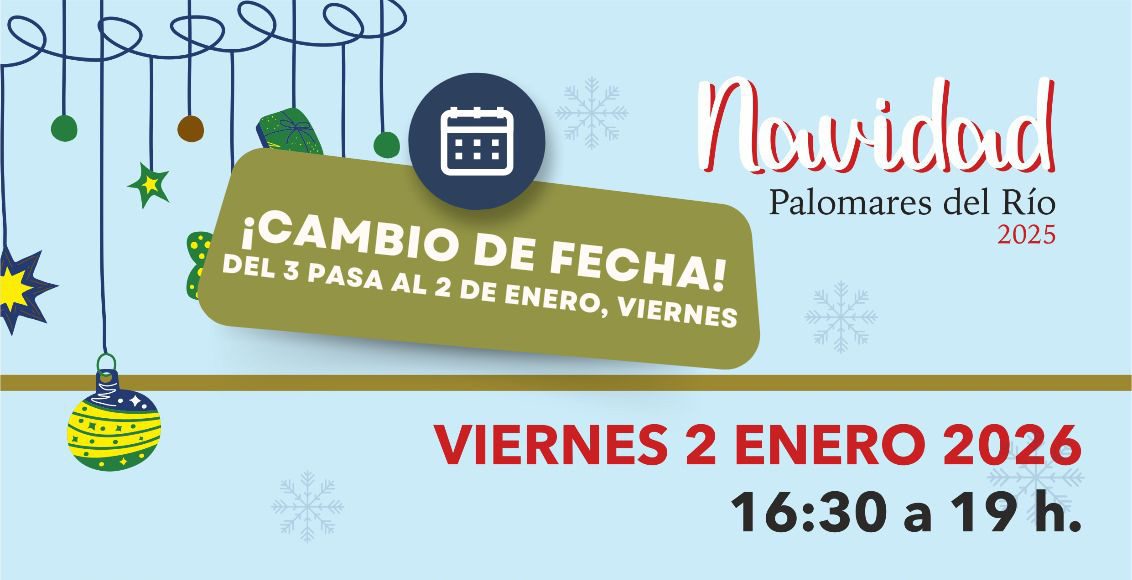 Te recordamos que, mañana 2 de enero, llega el Heraldo Real a Palomares del Río ¡No te lo pierdas!