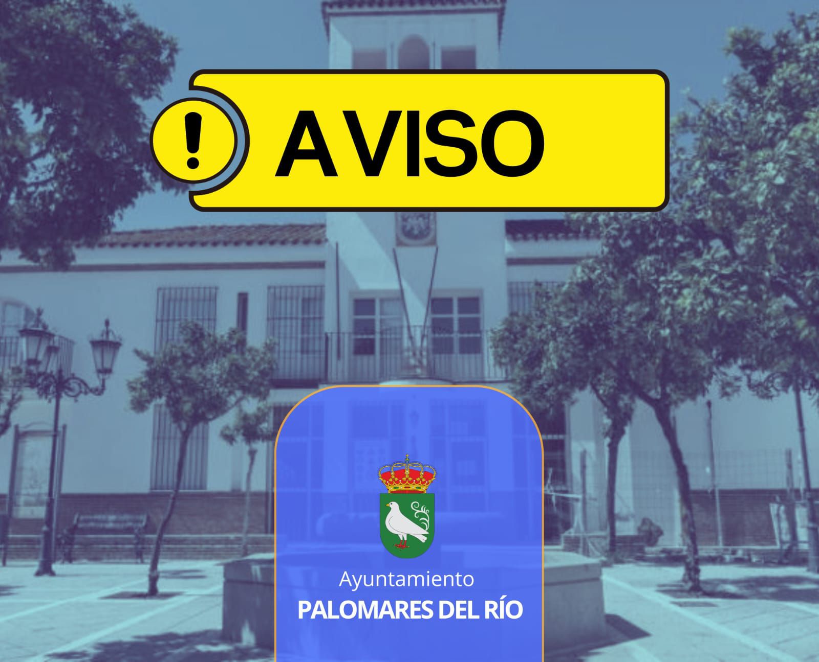 Aviso a la ciudadanía de Palomares del Río